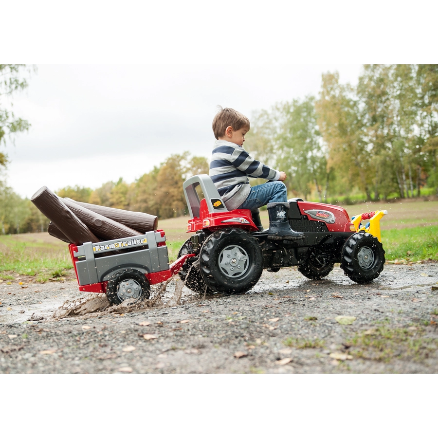 rolly®toys Kindertraktor rollyJunior RT mit rollyFarm Trailer 800261