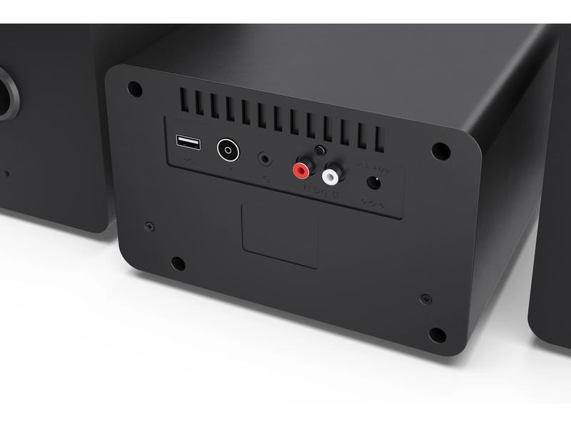 Sharp Micro-HiFi Anlage XL-B520D – Schwarz Hi-Fi-Micro-System mit DAB /FM-Tuner und Bluetooth