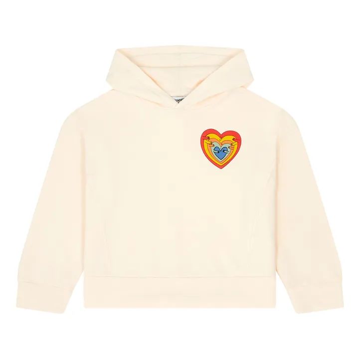 Hundred Pieces Sweat A Capuche en Coton Bio | Ecru
