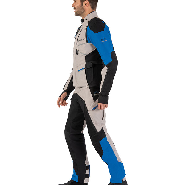 Ixon - Veste Eddas Gris Clair / Bleu / Noir