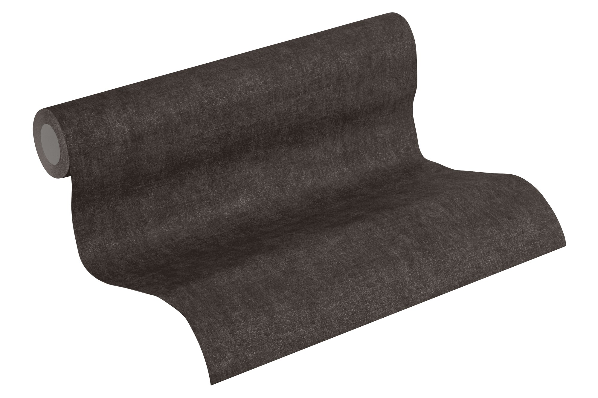 Livingwalls Uni Vinyl Tapete New Walls,Cosy & Rela Braun Wandtapete Unitapete