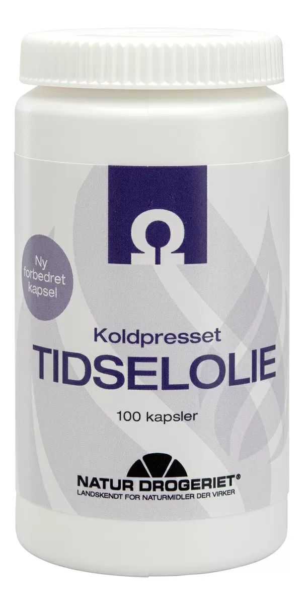 Natur-Drogeriet Koldpresset Tidselolie - 100 kaps.