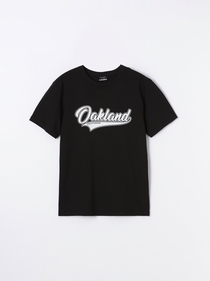 Camiseta estampada - Preta