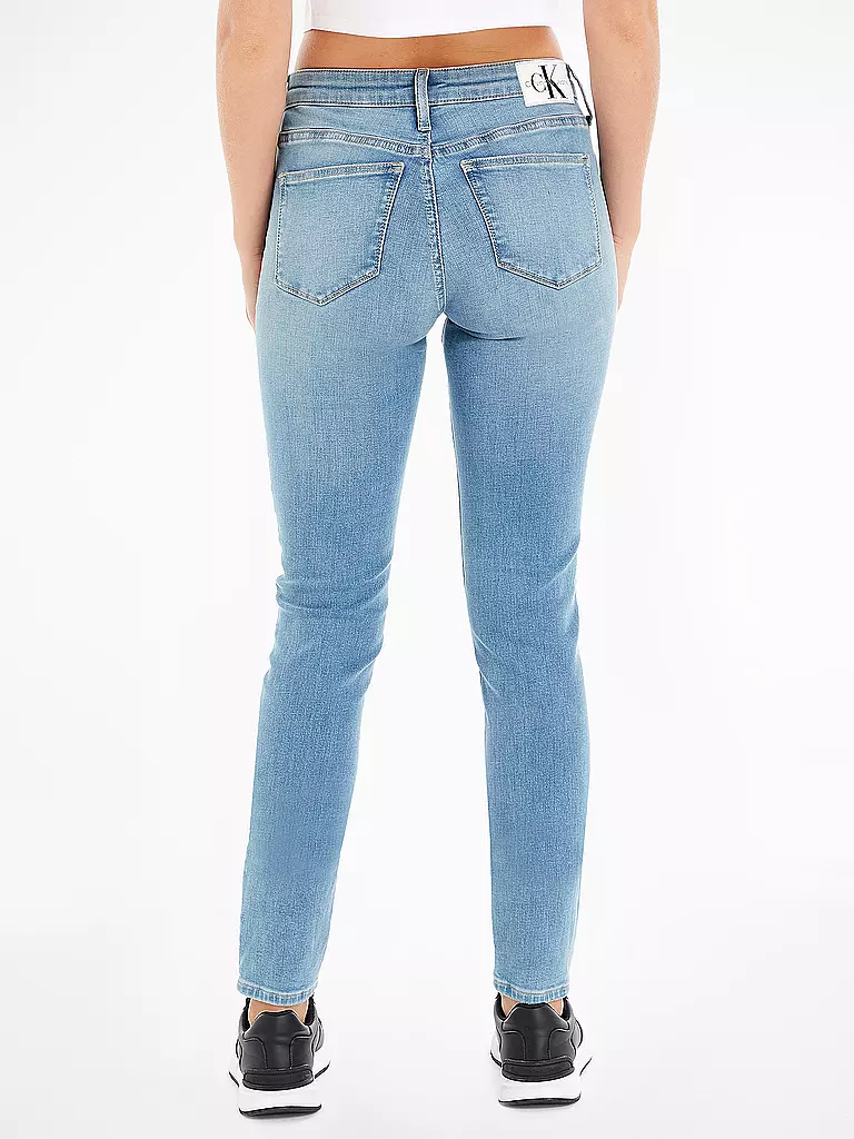 CALVIN KLEIN JEANS Jeans Skinny Fit hellblau