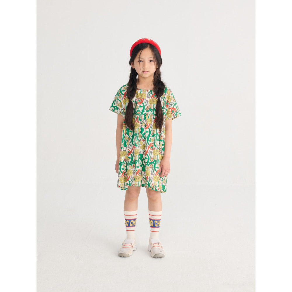 Køb Bobo Choses Offwhite Farve Herbalist All Over Woven Kjole