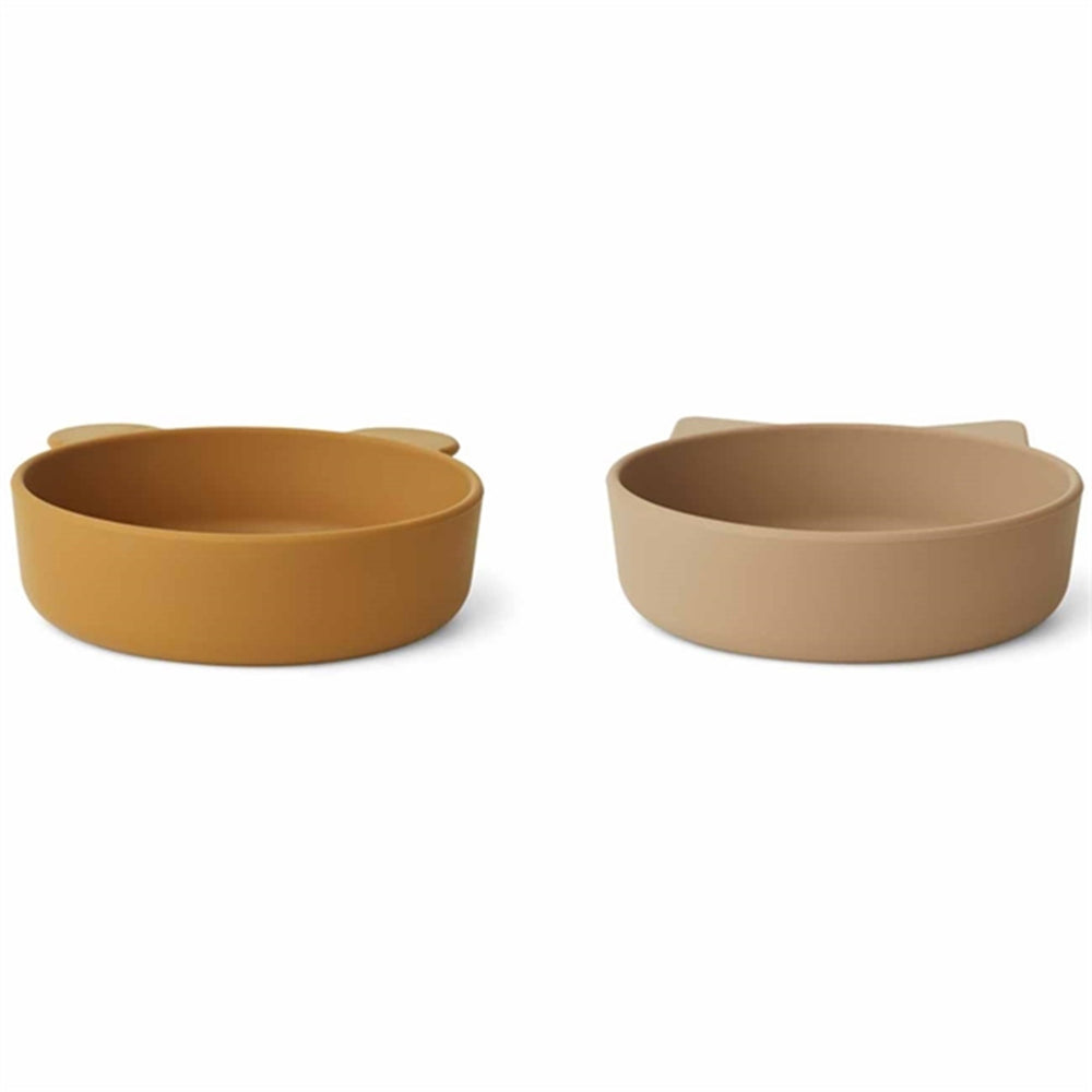 Vanessa Silicone Skåle 2-pak Golden Caramel Oat Mix - LieWood