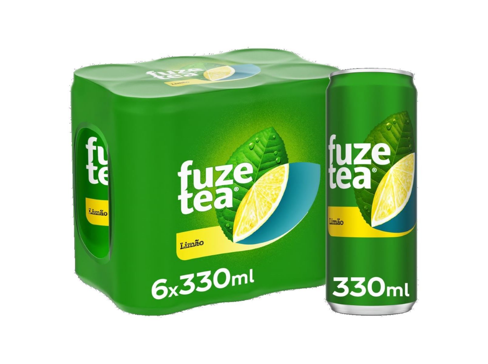 ICE TEA FUZE TEA LIMÃO LATA 6X0.33L
