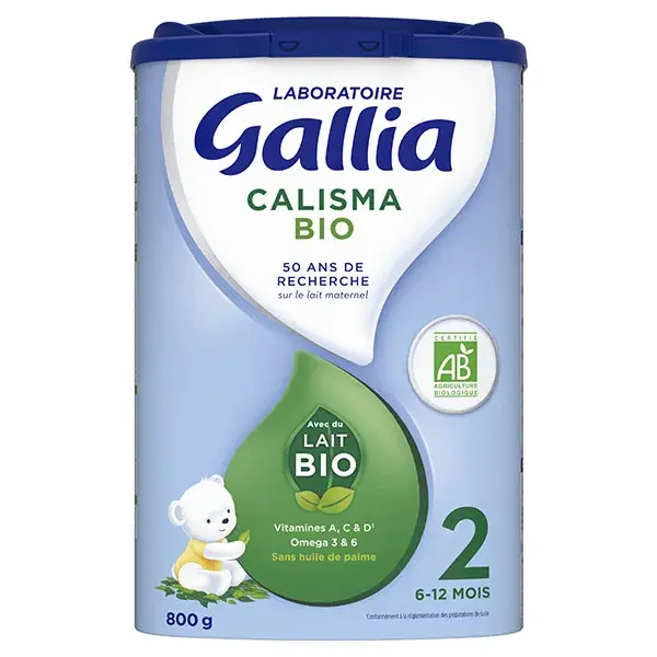 Gallia Calisma Orgânica 2ª Etapa 800g