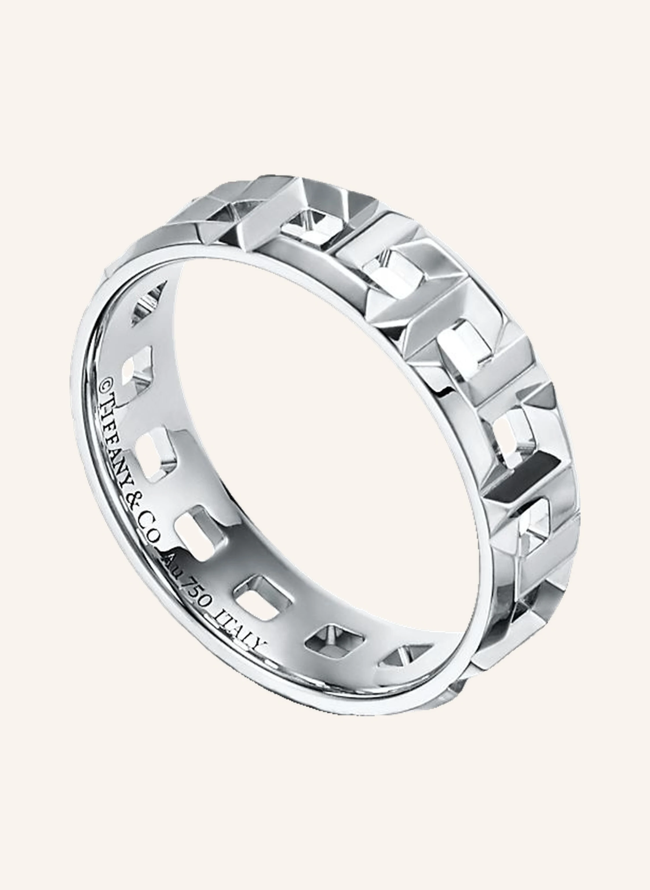 TIFFANY & Co. Tiffany T True RING aus 18 Karat Weißgold