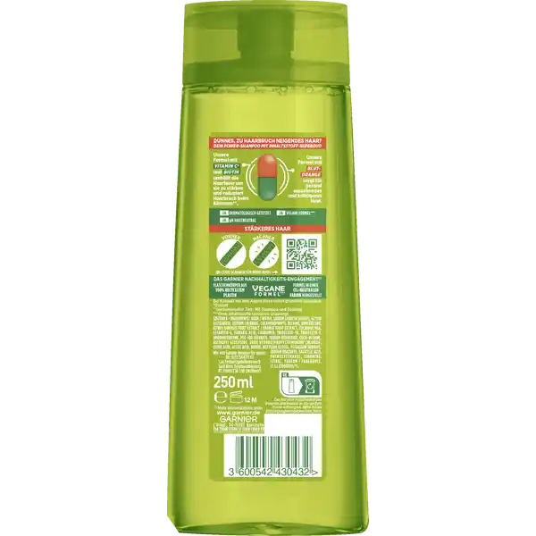 Vitamine & Kraft Kräftigendes Shampoo mit Blutorange
