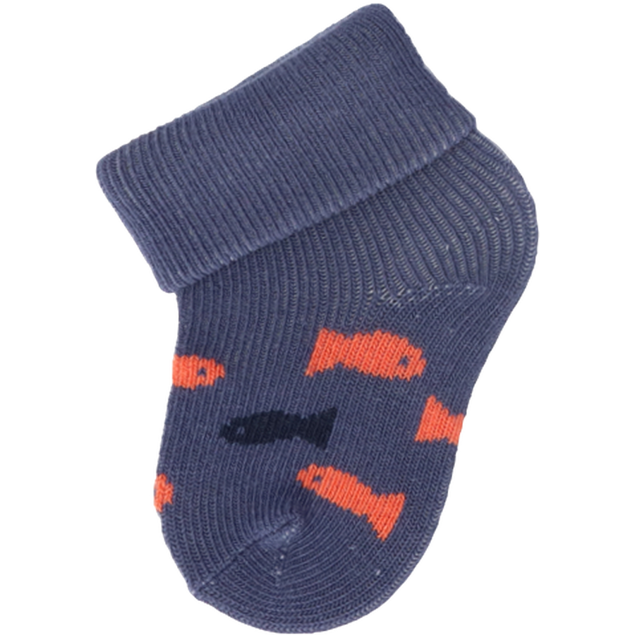 Sterntaler Erstlingssocken 3er Fische blau