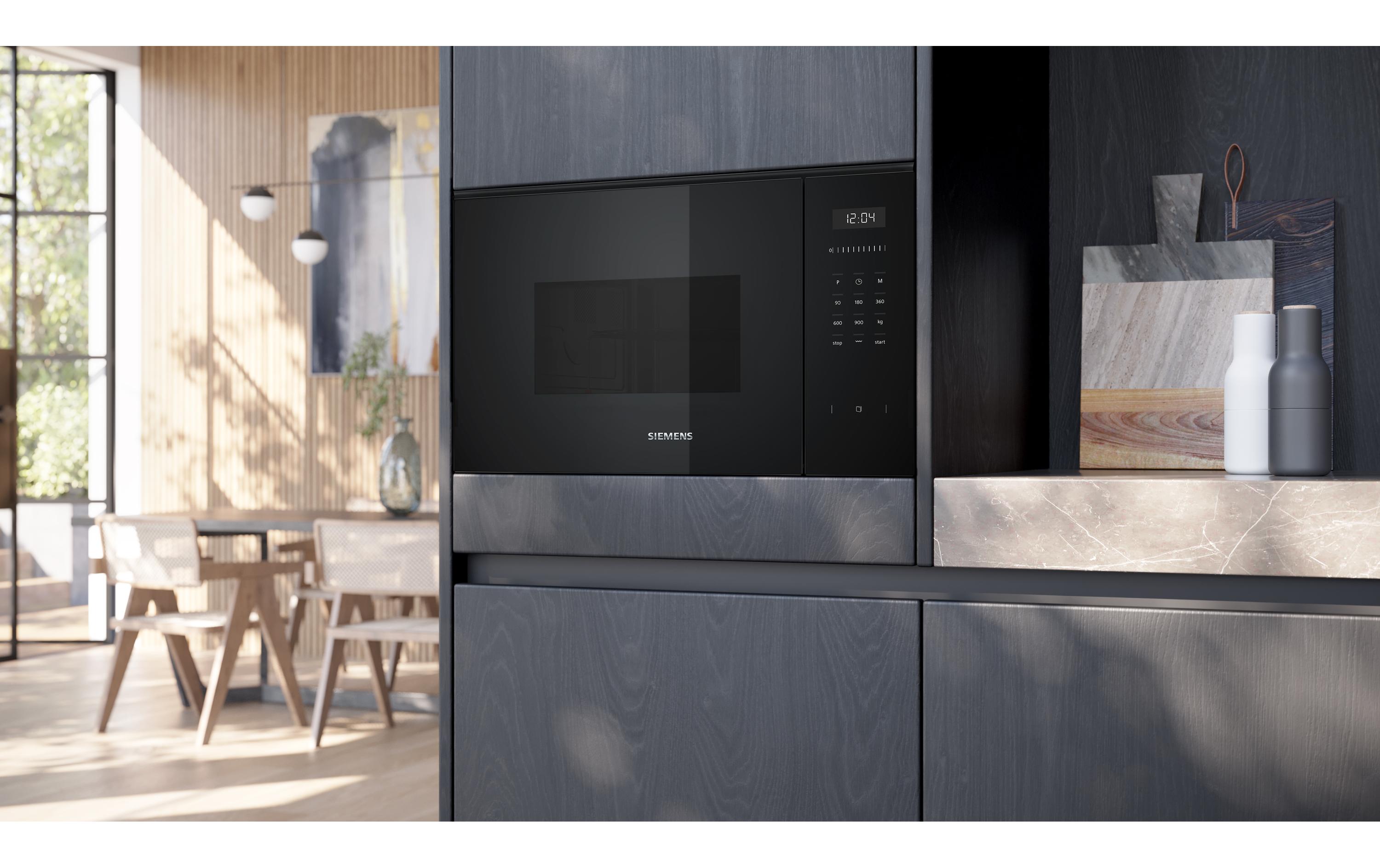 Einbaumikrowelle BE555LMB1C Edelstahl<br>Einbau-Mikrowellengerät