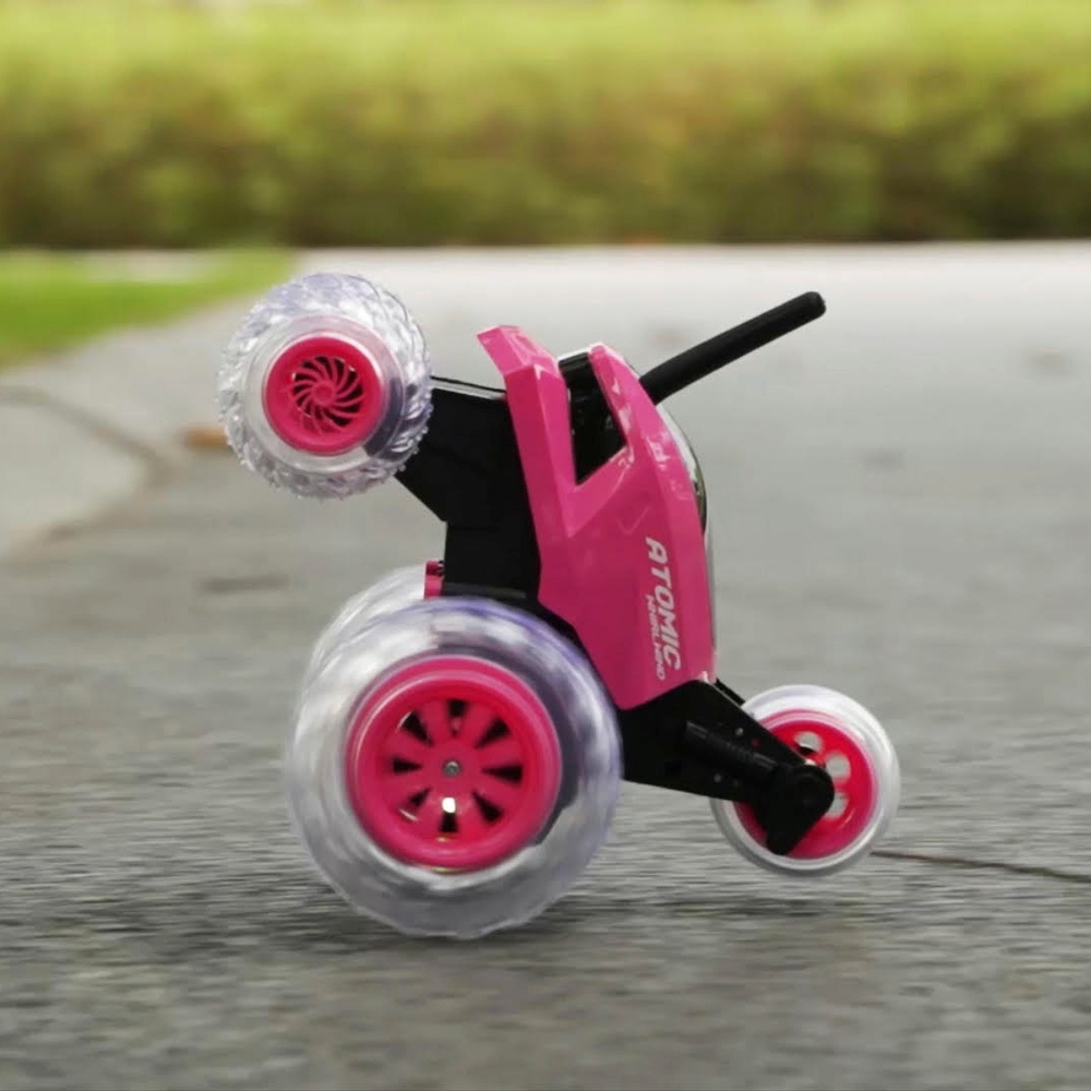 Ferngesteuertes, taumelndes Stuntauto, pink