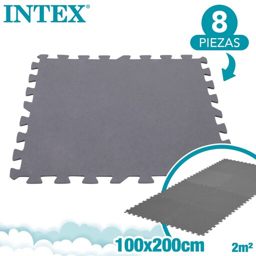 Tapete de proteção acolchoado Intex para o chão