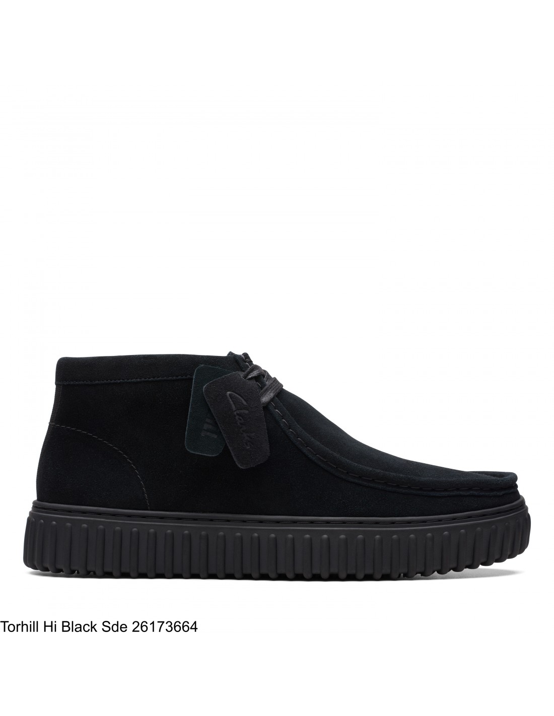 clarks Derbies homme torhill hi black sde