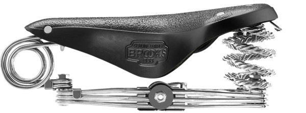 Brooks B33 Heavy Duty Lædersadel, Black