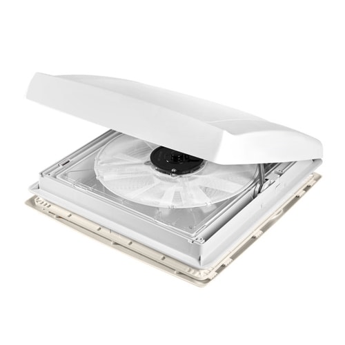 Lanterneau Thule Vent 40 Translucide Blanc avec ventilateur 12V