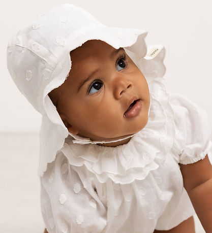 MarMar Sonnenhut - Alba Baby Lang - Sanft White