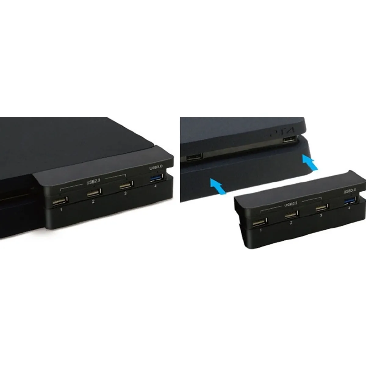 Wewoo 2x USB Adaptateur PS4 Slim