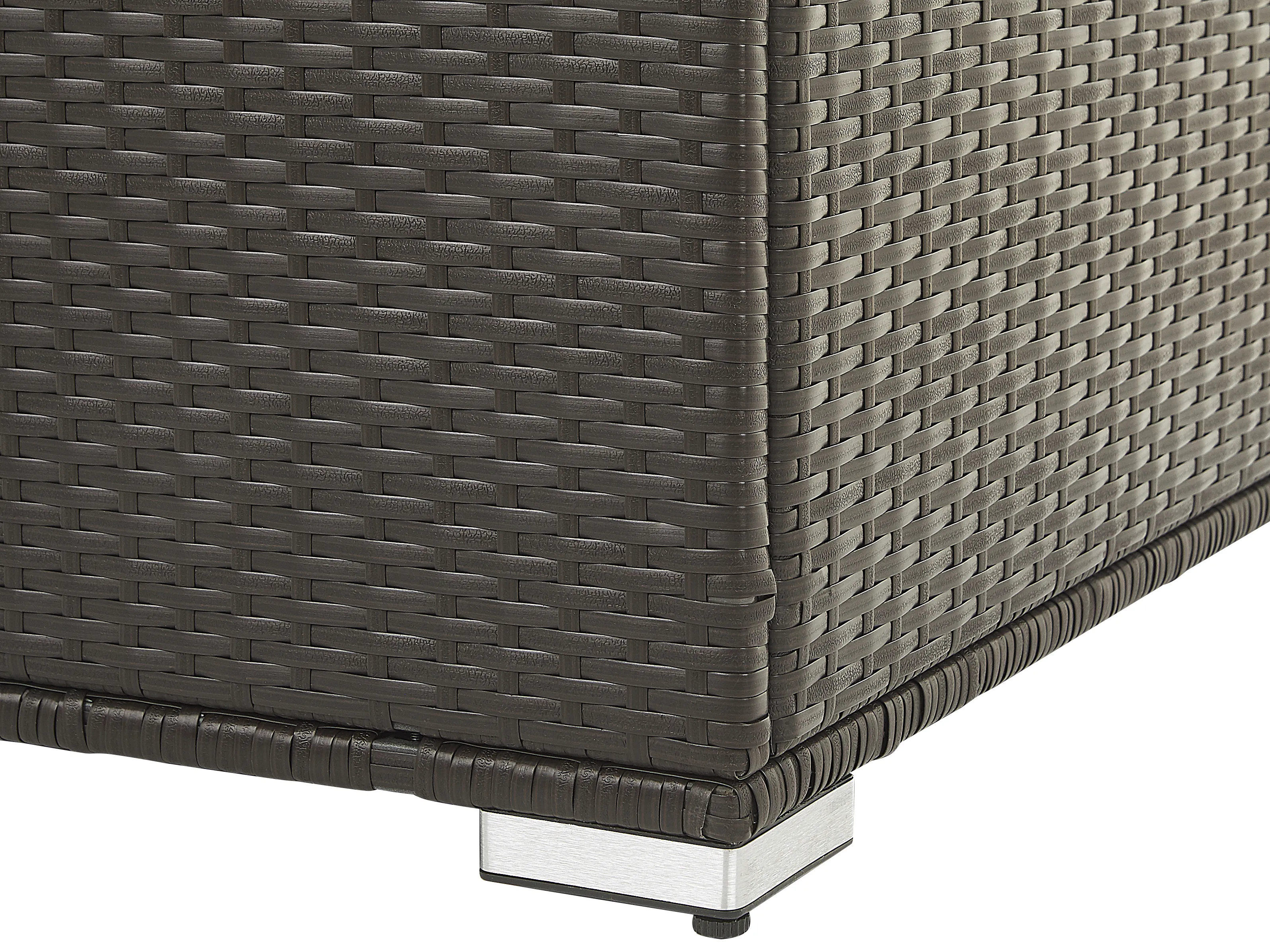 Kussenbox MODENA 155 cm 75 cm Bruin