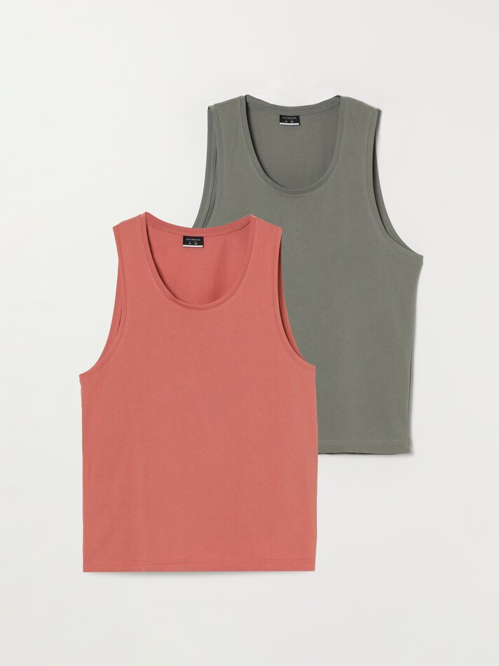 Conjunto com 2 regatas - Verde Médio