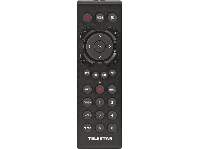 Telestar Internet Radio TOP 200 Schwarz Mono-Radio mit DAB /FM und Internetradio