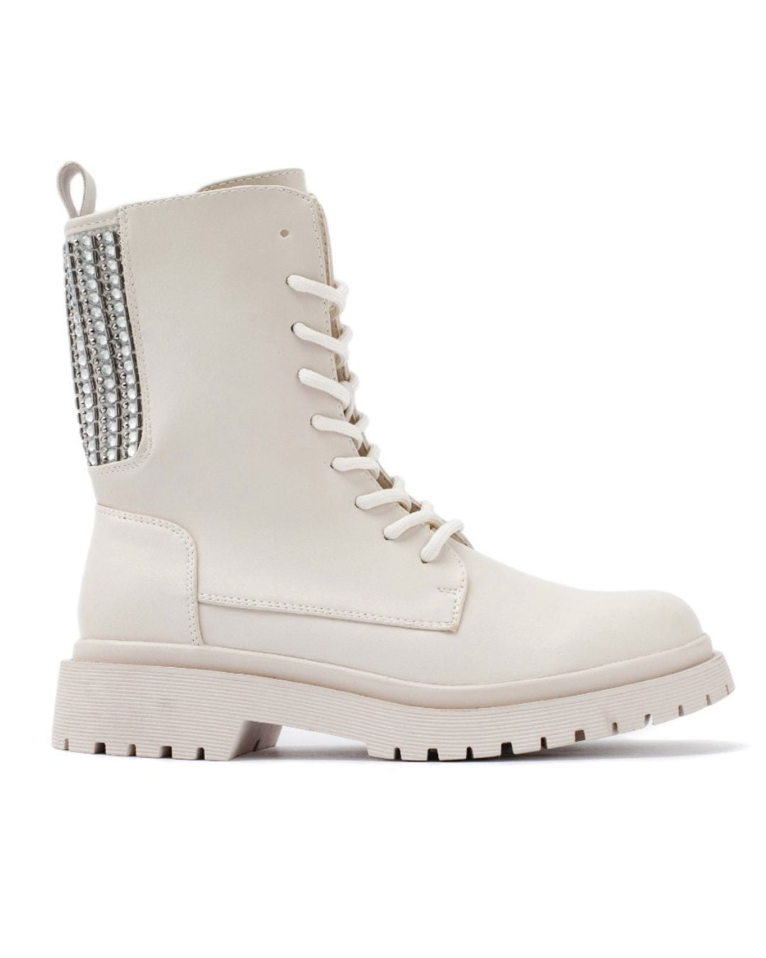 Bottines femme beige rangers - Tisha