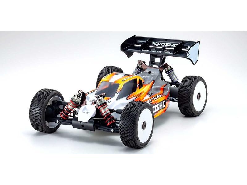 Kyosho Buggy Inferno MP10e 4WD, Bausatz, 1:8 Elektro-Version des beliebten Inferno MP10 Wettbewerb Buggys