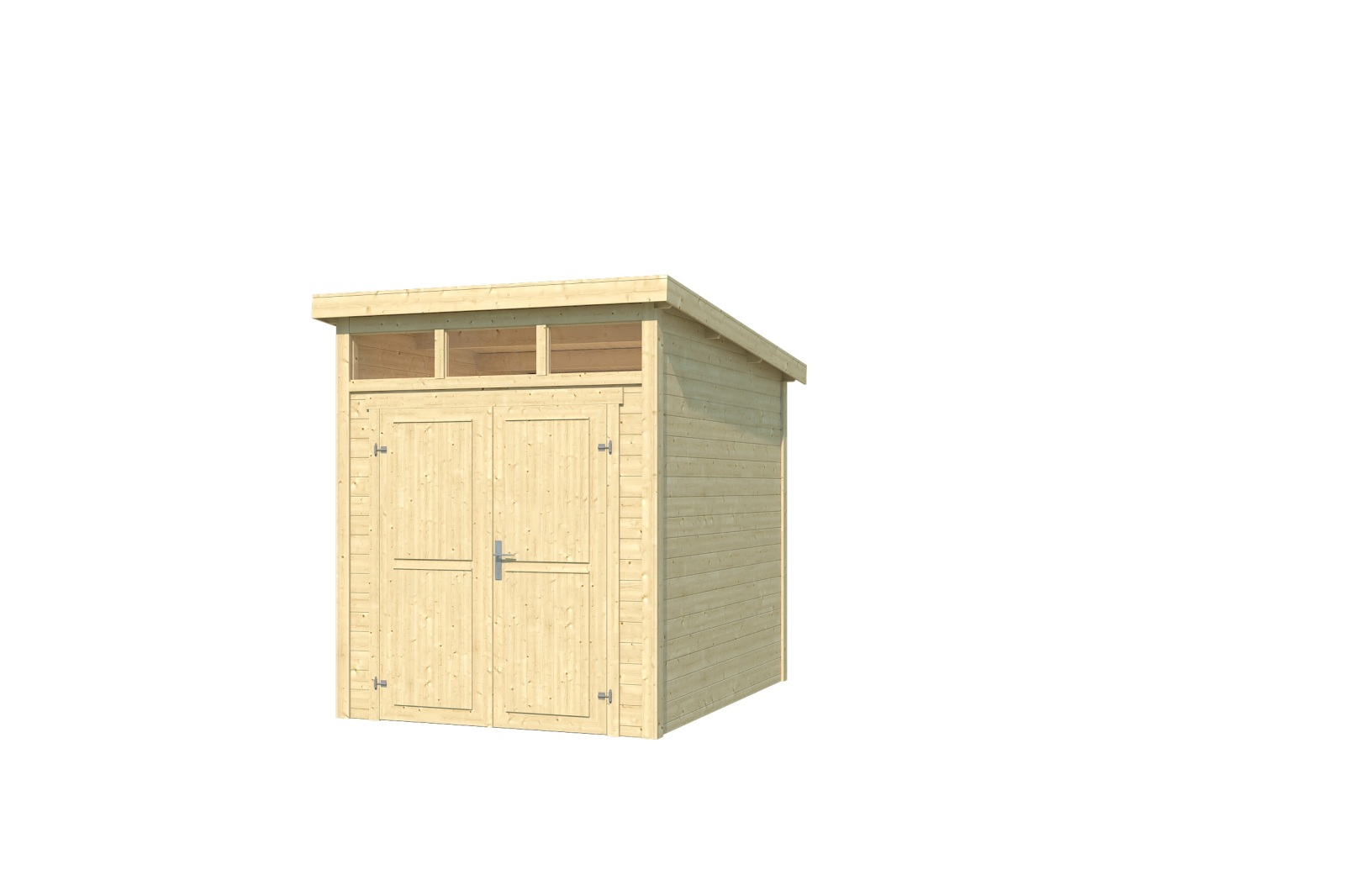 Gartenhaus KIBO 2 - Fichte massiv - naturbelassen - 200x250 cm