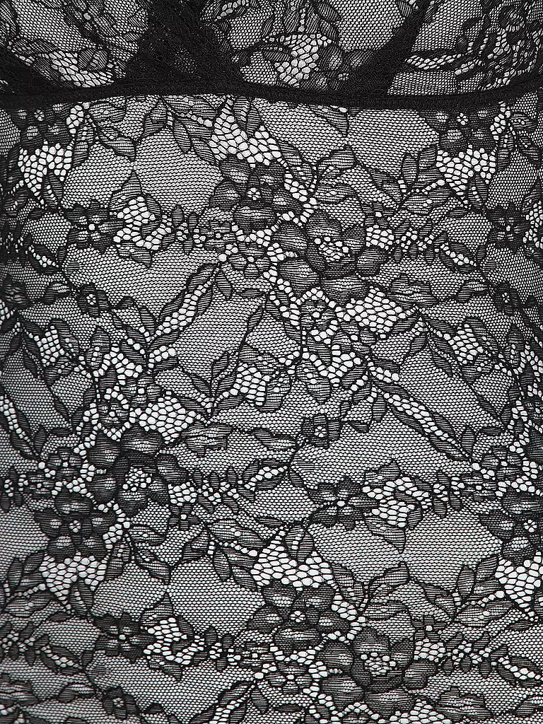 GUESS Spitzenbody BELLE schwarz