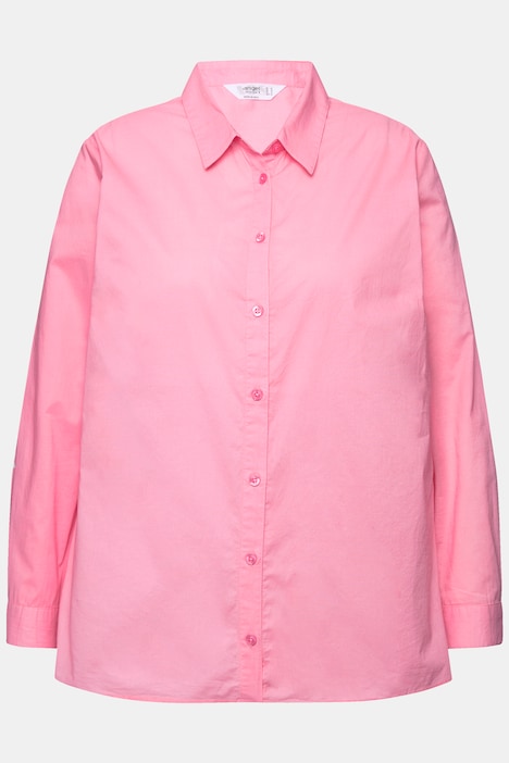 Bluse, oversized, Rücken Statement-Druck