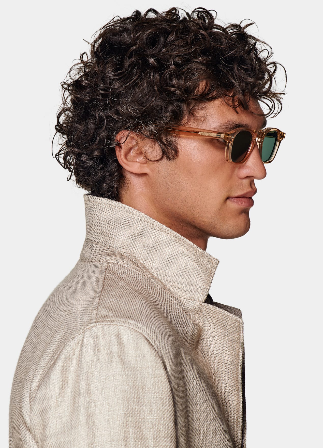 Veste chemise coupe Relaxed marron moyen