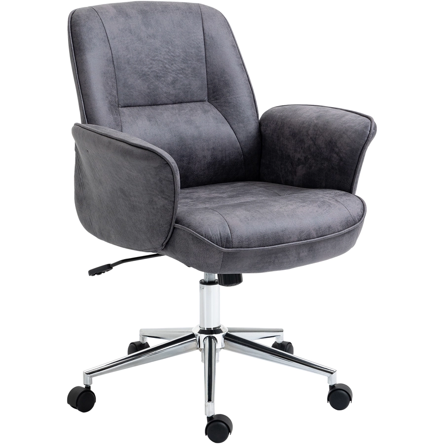 HOMCOM Bürostuhl ergonomisch dunkelgrau