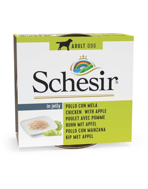 Schesir Hond Blik Gelei 150 g - Hondenvoer