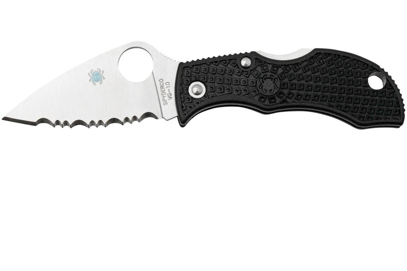 Spyderco Manbug Leaf MBKLFS Serrated, zakmes