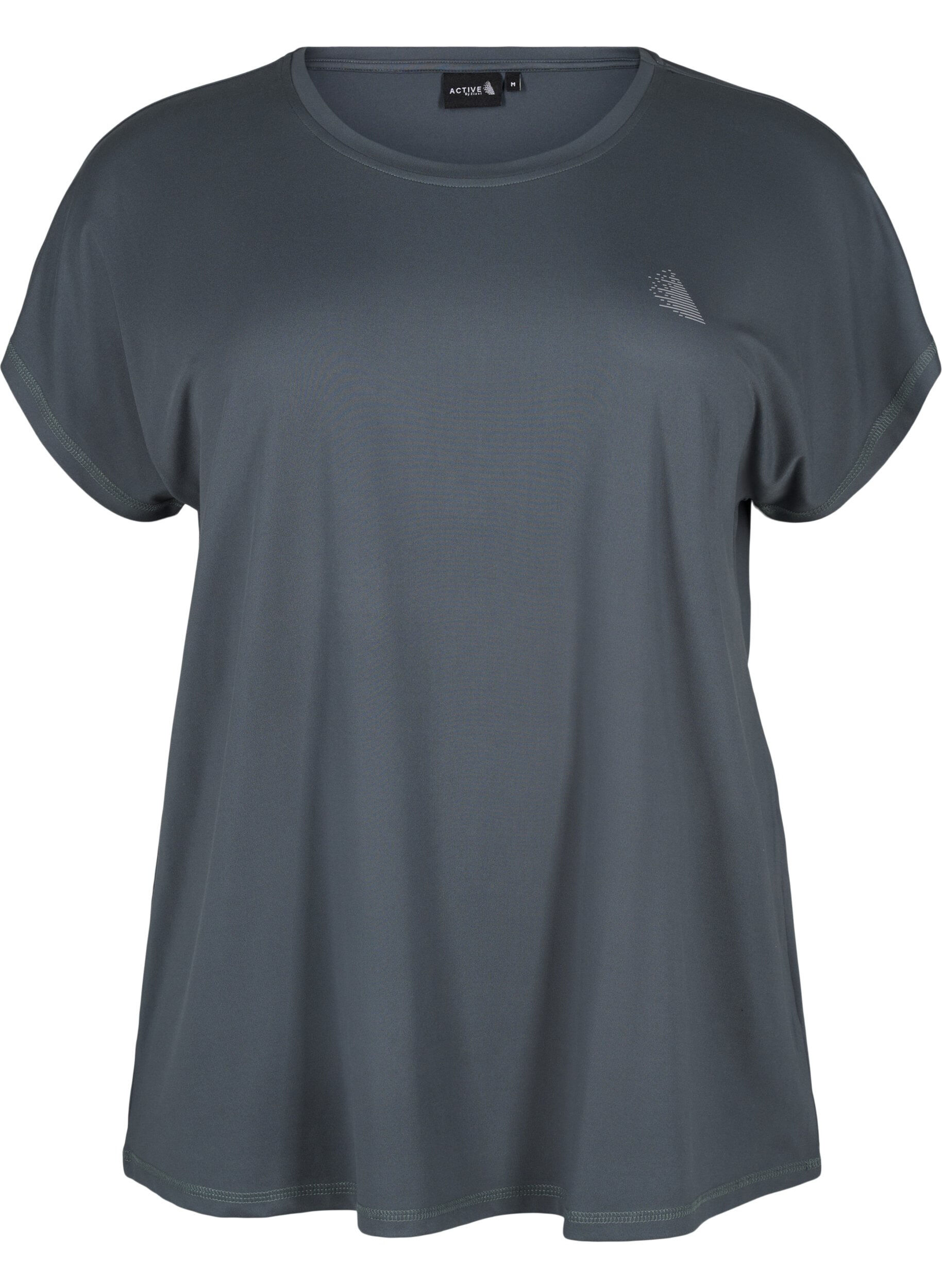 Ensfarvet trænings t-shirt