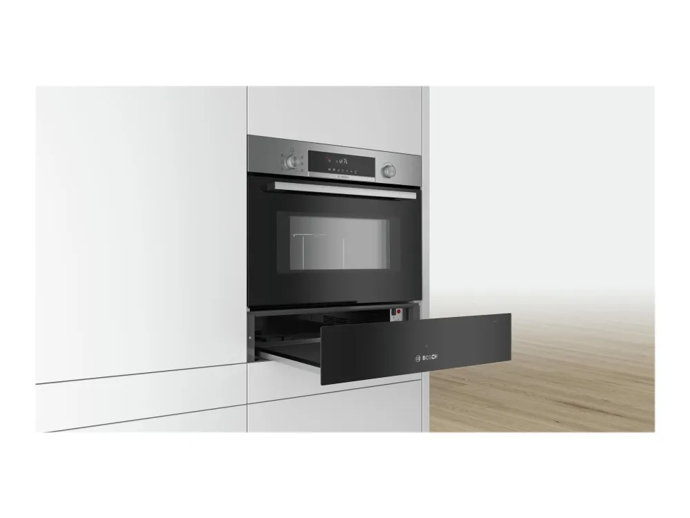 Bosch Serie | 6 BIC510NB0 - Varmeskuffe - til indbygning - niche - bredde: 56 cm - dybde: 55 cm - højde: 14 cm - vulkansort