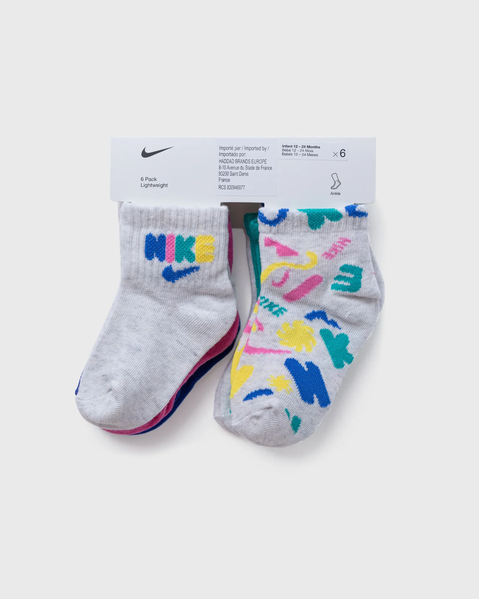 Meias Nike PRIMARY PLAY, pacote com 6 unidades