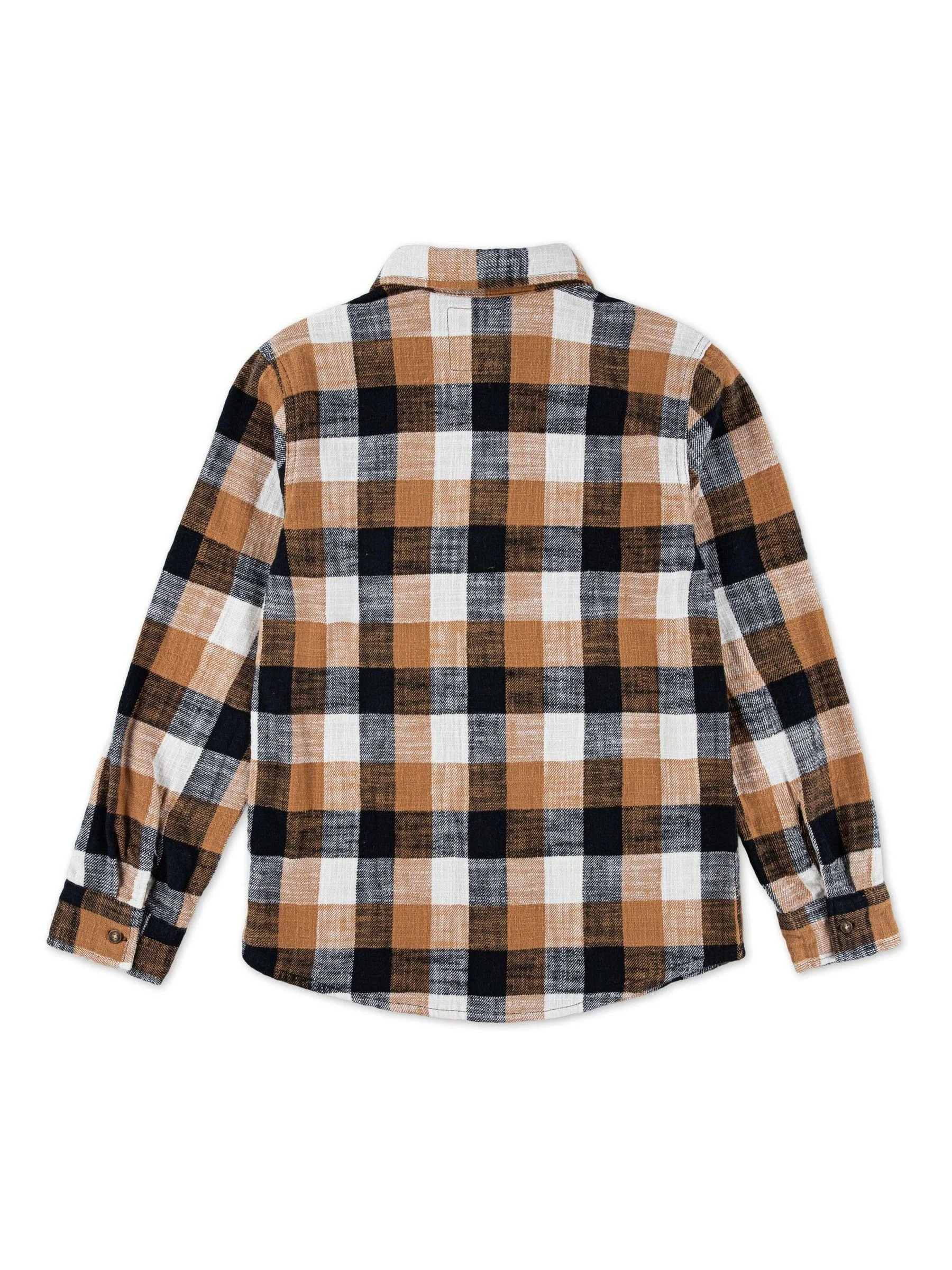 Zwart - Levi's® Logo Buffalo Check Flannel Shirt