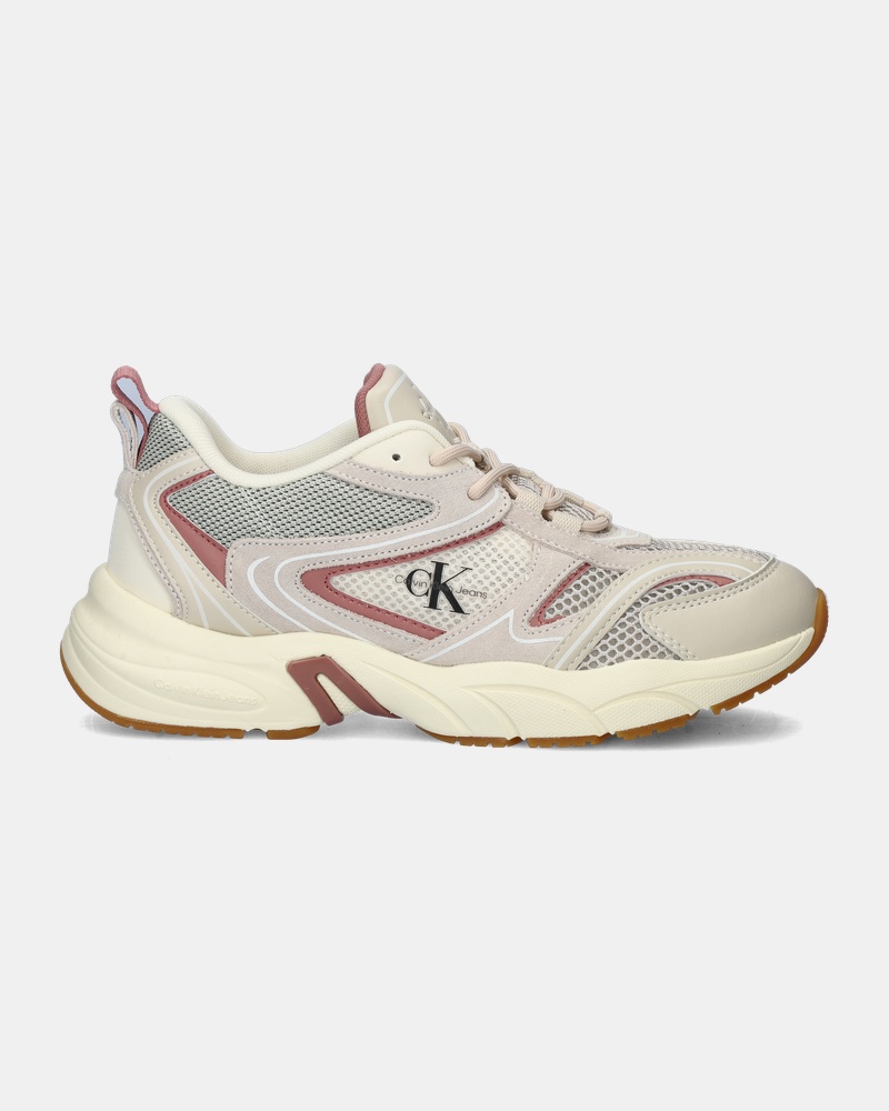 Calvin Klein Retro Tennis Dad Sneakers  - beige