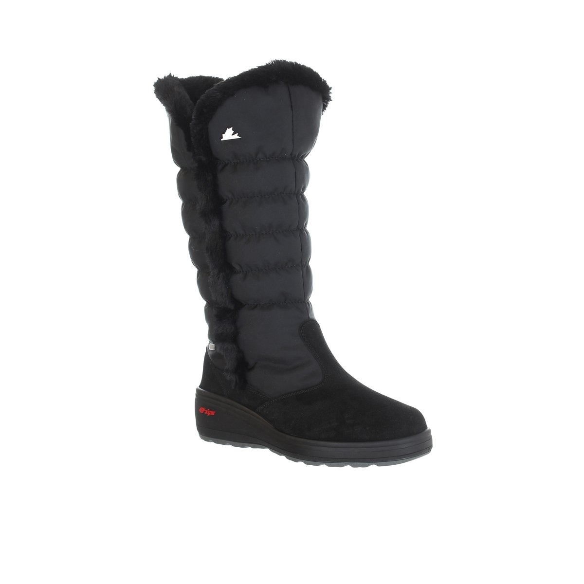 PAJAR-Sira-Bottes mi-mollet d'hiver - Semelle tracteur - Noir