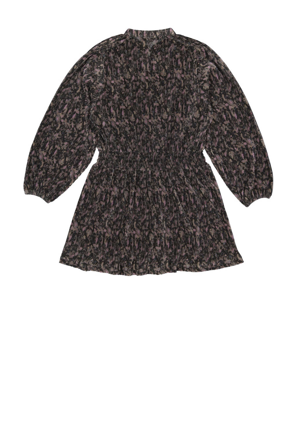 LEVV jurk NADINE met all over print oudroze/zwart