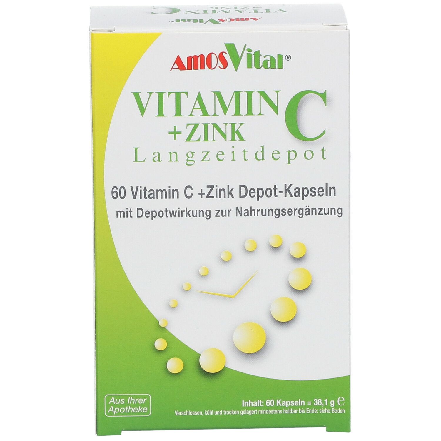 AmosVital® Vitamin C+Zink Depot Kapseln