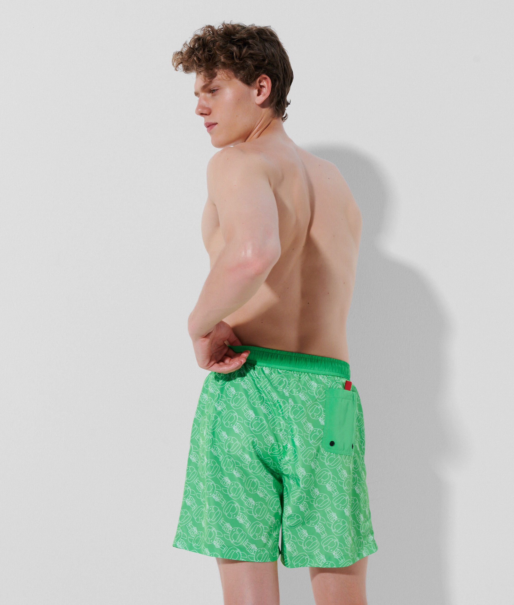 SHORT DE SURF IMPRIMÉ KARL IKONIK FAÇON ALL-OVER
