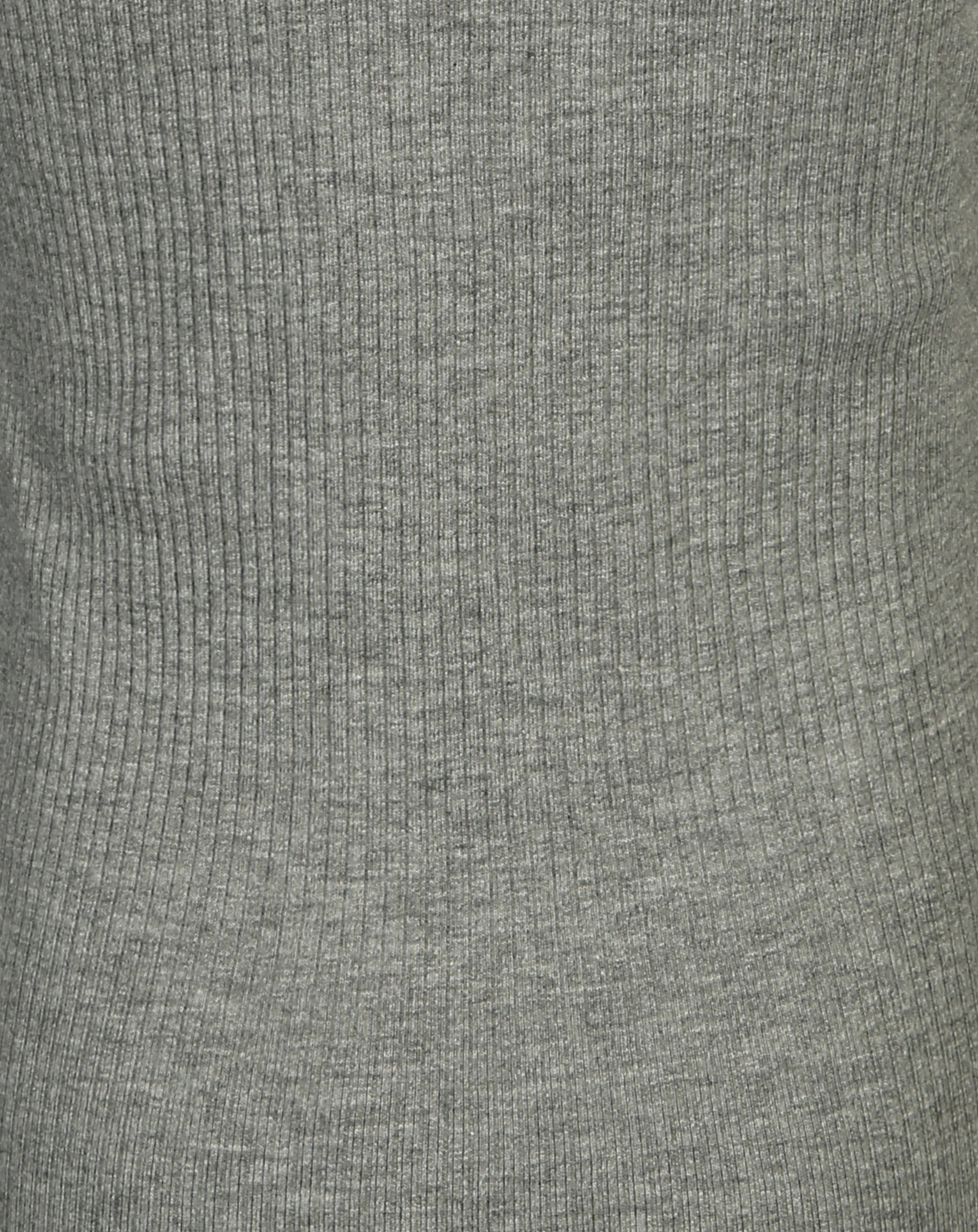 Langarmshirt HENLEY RIB in grey melange