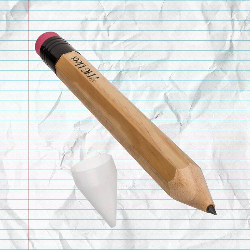 Groot Potlood XXL - Giant Pencil - Houtmateriaal - 34 cm - Inclusief Gum
