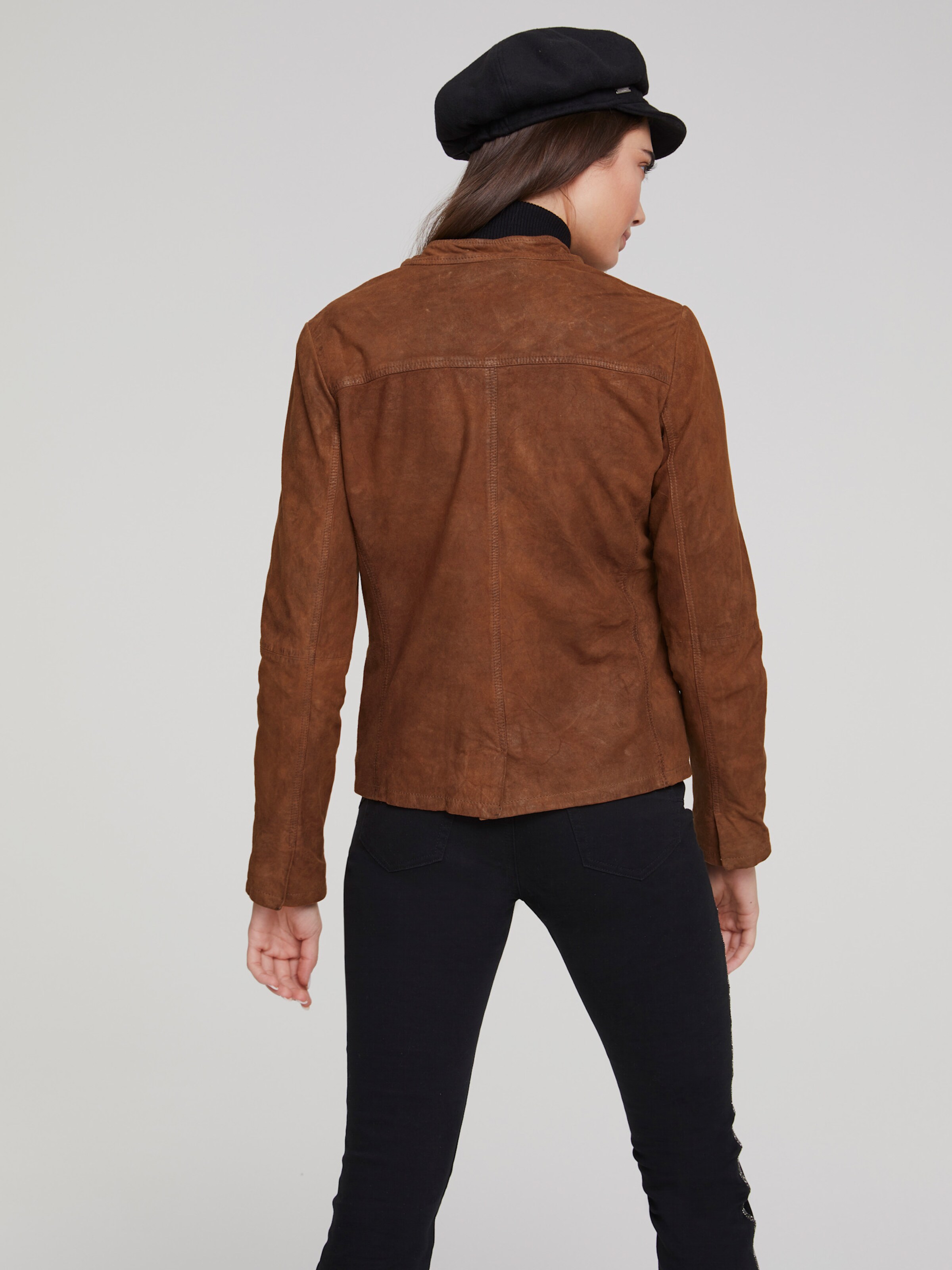 Leder-Jacke