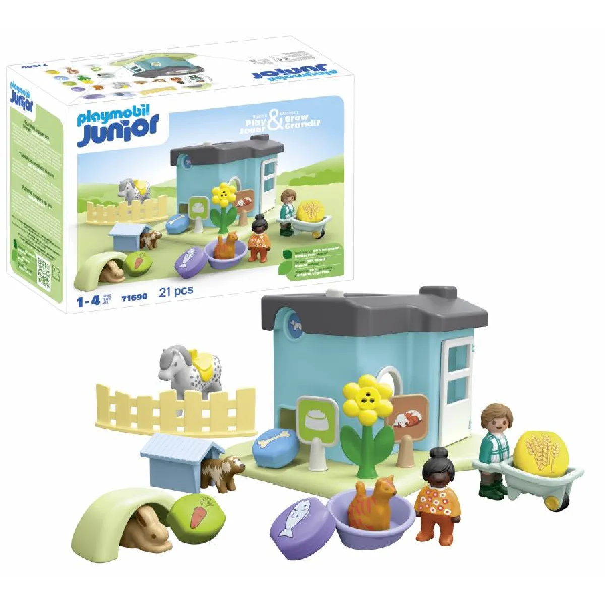 Playmobil® Playmobil 71690 Junior Maison animaux