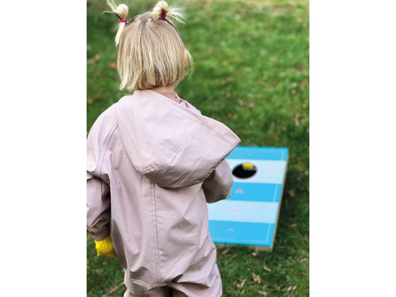 small foot Cornhole und Sling Puck Spiel «Active» Multifunktionales 2-in-1 Wurfspiel aus Holz
