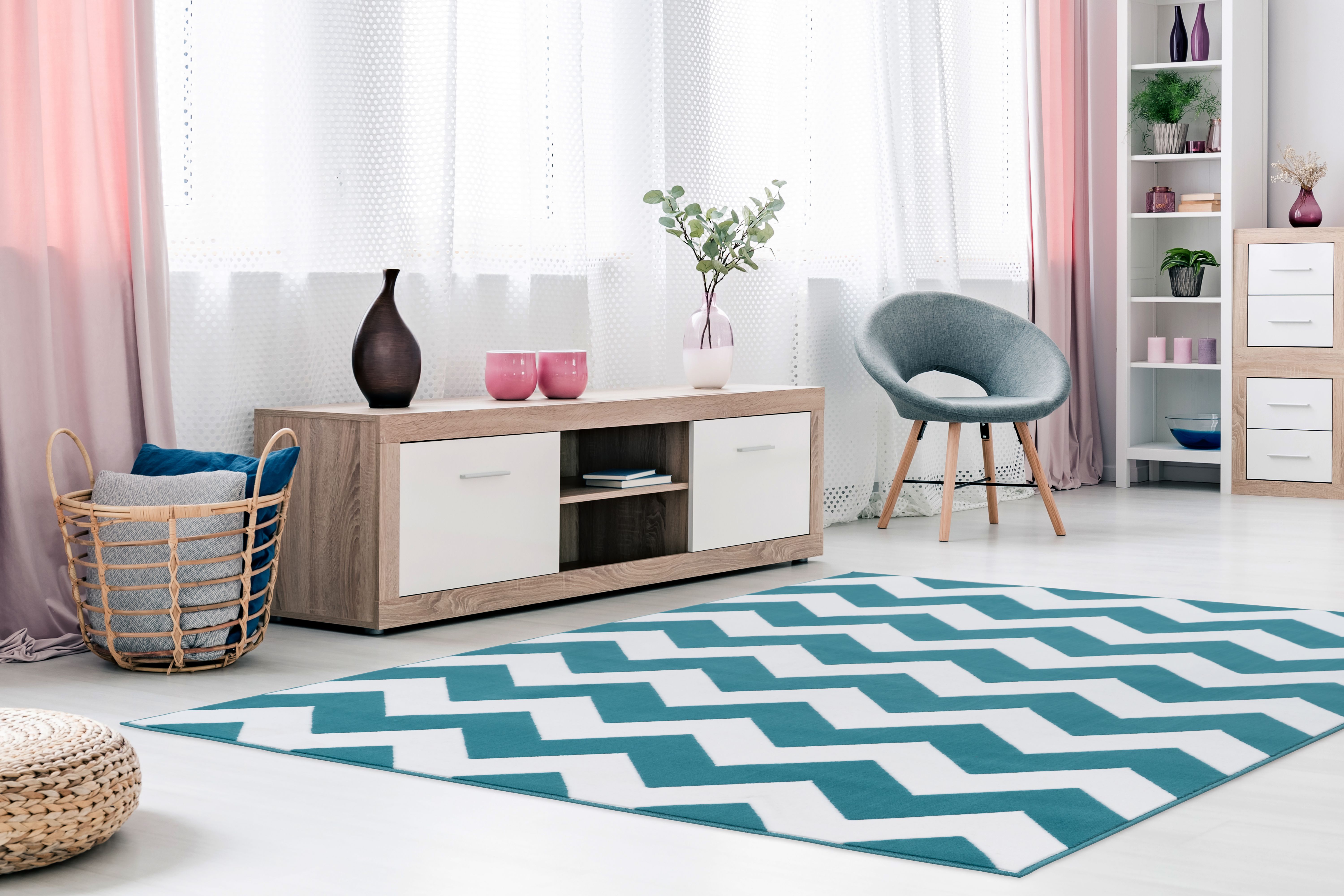 Vloerkleed 2095 Turquoise Manolya